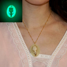 Load image into Gallery viewer, Mouse Skull Necklace (oval)
